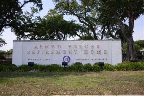 Armed Forces Retirement Home Gulfport Ms Editorial Stock Photo