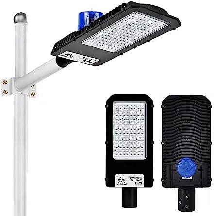 Lampara Suburbana Led Con Fotocelda Ip W Lm Reflector Led