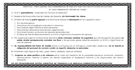 Normas De Convivenciapdf Pdf Document