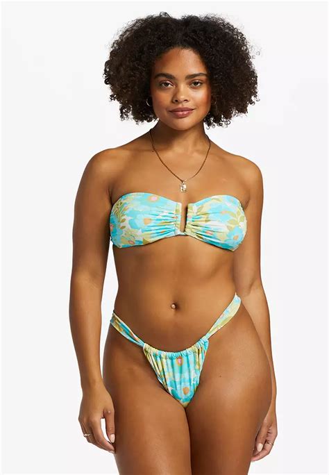 Buy Billabong Summer Sky Ruched Hike Skimpy Bikini Bottom Online