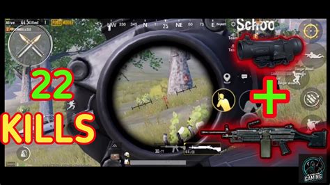 M249 6x Scope No Recoil Spray Duo Vs Squad 22 Kills Gameplay Sam Pubg