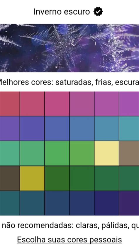 Minha Paleta De Cores Colorimetria As Cores Da Minha Identidade