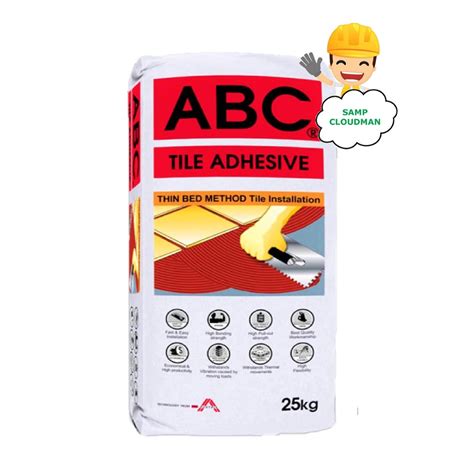 Abc Tile Adhesive Original Kg Per Bag Kilos Tiles Cement