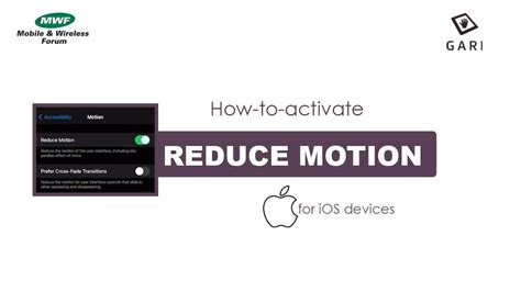 Reduce Motion Iphone Accessibility Feature Youtube