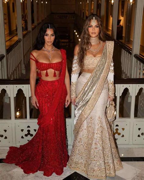 Kim Kardashian Ambani Wedding Kim And Khloe Kardashians Moments At