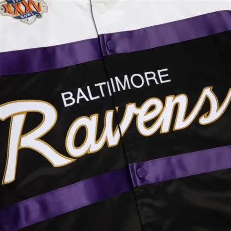 Baltimore Ravens Heavyweight Satin Varsity Jacket