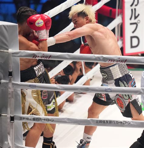 【ボクシング】那須川天心3回tkoでデビュー4連勝「気持ちっしょ」ジョナサン・ロドリゲスに快勝 ボクシング写真ニュース 日刊スポーツ