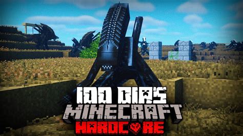 Sobreviví 100 días En Un Apocalipsis Alien En Minecraft HARDCORE