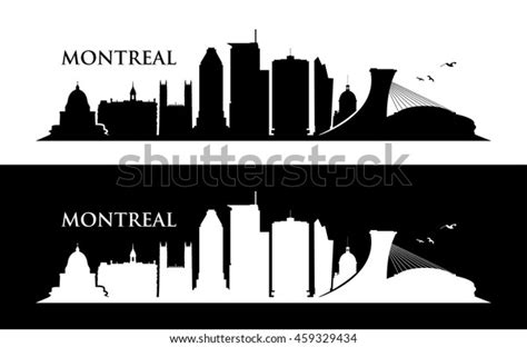 Montreal Skyline Vector Illustration Stock Vector Royalty Free 459329434
