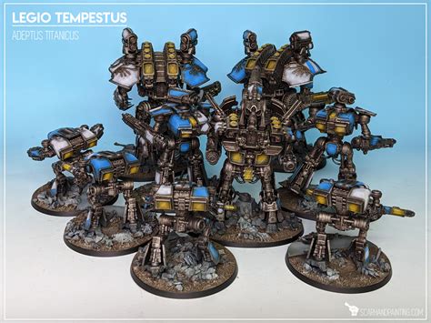 Adeptus Titanicus Legio Tempestus Scarhandpainting