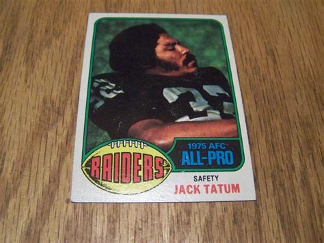 JACK TATUM 1976 TOPPS FOOTBALL CARD 270 EBay