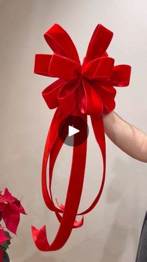 Learn How To Make The Ultimate Christmas Bow 🎁 Reels Diy Decor Christmas Bow Nicks