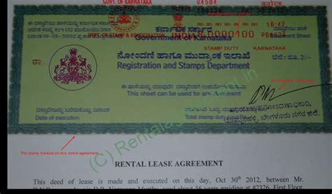 Stamp Paper Value For Rental Agreement In Bangalore - Ethel Hernandez's ...