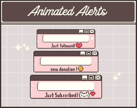 animated stream overlay package twitch etsy