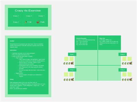 Mini Crazy 8s Exercise Template Miroverse