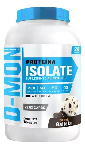 Proteína Whey Hs Hidrolizada Isolate D mon 1 Kg Sabores Sabor Galleta