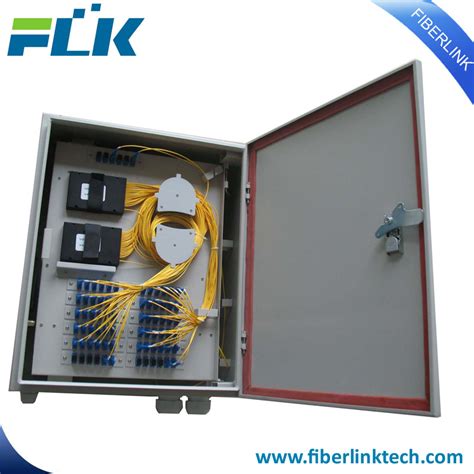 Outdoor 72 Ports Fiber Optic Distribution Box For FTTX FTTH China