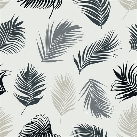 Palm Leaf Vector Seamless Pattern 2304146 Vector Art At Vecteezy