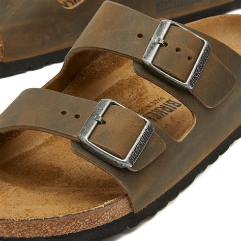 Birkenstock Arizona Faded Khaki Oiled Leather END KR