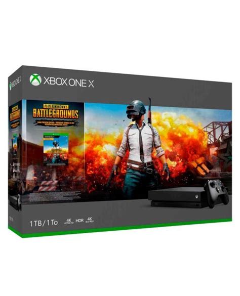 Consola Xbox One X Negro 1tb Con Playerunknowns Battlegrounds Gameplanet