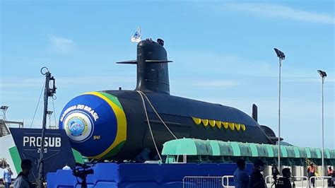 V Deo Cerim Nia De Lan Amento Do Submarino Humait S Poder Naval