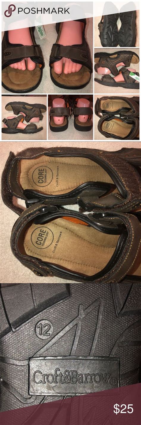 Croft And Barrow Mens Sandals Size 12 Croft And Barrow Sandals Flip Flop Sandals