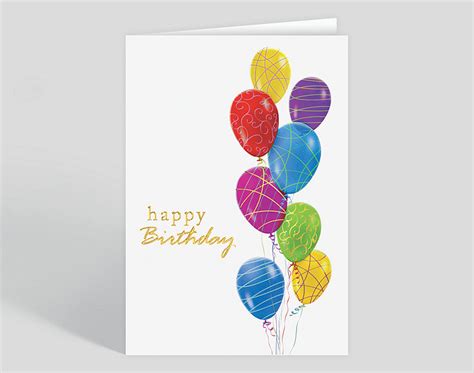 Birthday Balloon Bundle Card 303959 The Gallery Collection