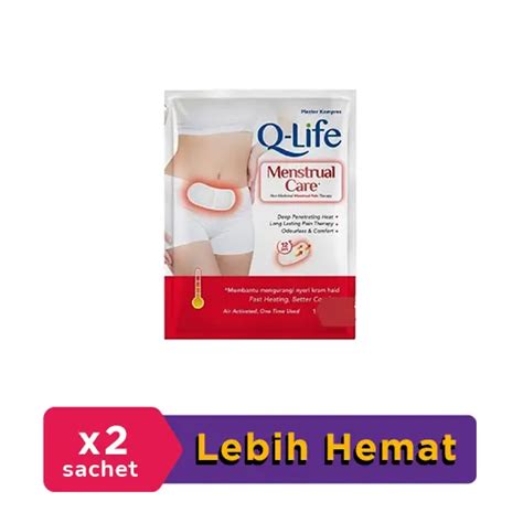 Q Life Menstrual Care Patch Sachet Patch Sachet Hemat Borongan