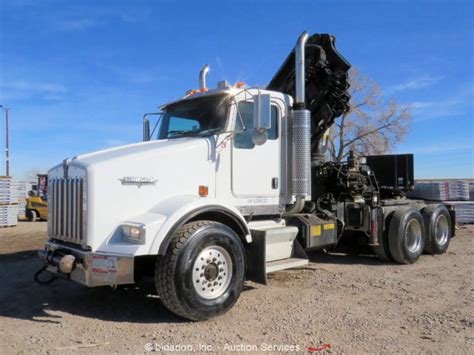 Kenworth T800 Knuckle Boom Crane Truck Tractor Equipmap