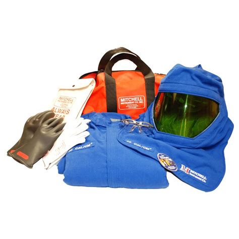 Mitchell Instruments 40 Cal Arc Flash PPE Kit With Class 0 Glove Kit