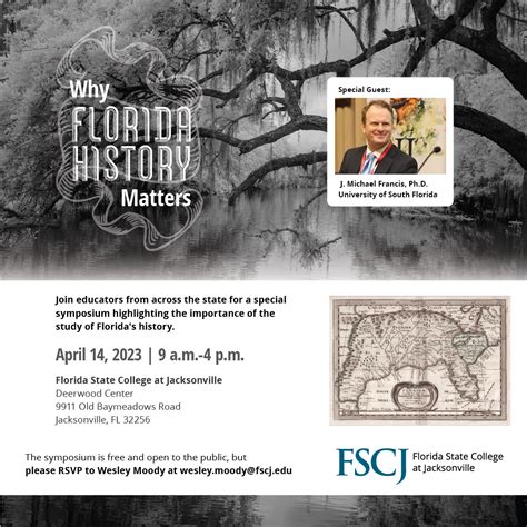 FSCJ on Twitter: "Interested in learning more about Florida’s history? This Friday, join us for ...