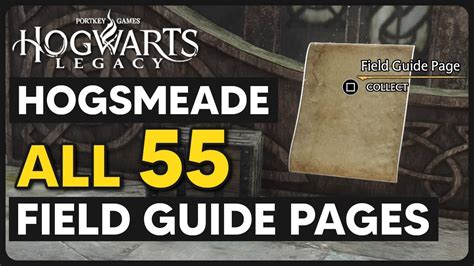 All Hogsmeade Field Guide Pages Revelio Pages Hogwarts Legacy