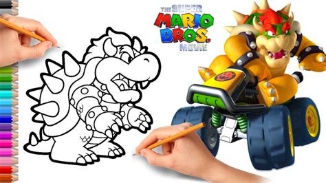 How To Draw Bowser The Super Mario Bros Youtube