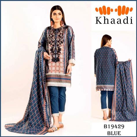 Brand Khaadi Vol 20 Available In Lawn Dress Fabrics 3pc New Khaadi