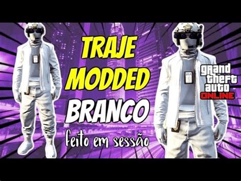 Gta Online Traje Modded Tryhard Branco Cal A Meia Na Canela E