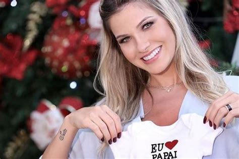 Grávida Andressa Suita planeja parto normal em Goiânia O Popular