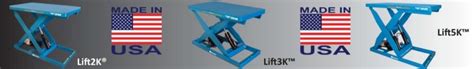 Bishamon Optimus LK Series Stationary Hydraulic Scissor Lift Tables