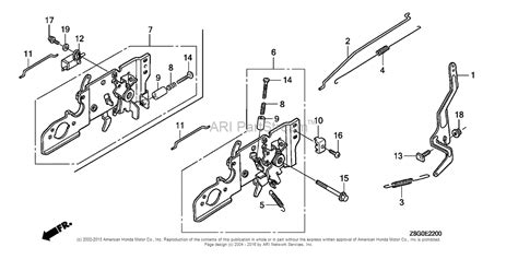 Honda Engines Gcv160le A4a9 Engine Ita Vin Gjaae 1000001 Parts Diagram For Control