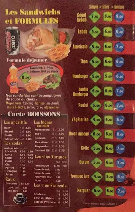 Dilan Kebab Besancon Menu Et Photos