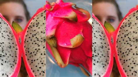 Asmr Dragon Fruit Eating Mukbang Exotic Fruit Asmr Eating No Talking Best Asmr Mukbang