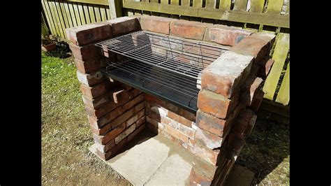 My First And Last Bricks Project BRICK BBQ GRILL YouTube