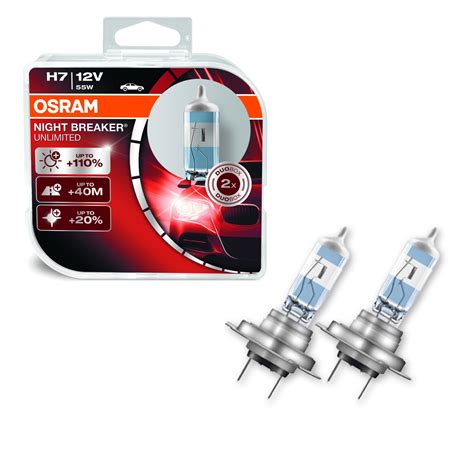 OSRAM H1 H7 DUO BOX HALOGEN LAMPE NIGHTBREAKER UNLIMITED BIRNE