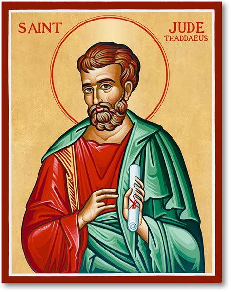 Men Saint Icons St Jude Thaddeus Icon Monastery Icons