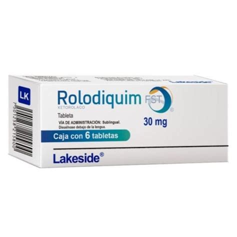 ROLODIQUIM FST 30 MG TAB CAJ C 6