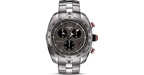 Tissot Prs Men S Stainless Steel Anthracite Chronograph Sport Watch