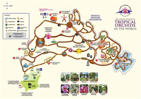 National Orchid Garden Map