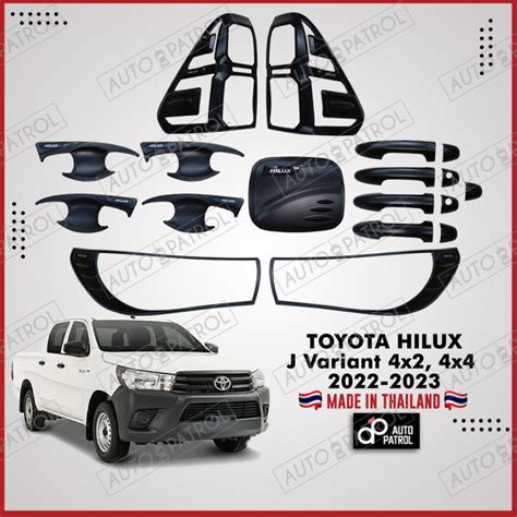 Toyota Hilux J Variant X Or X Combo Set Garnish Matte