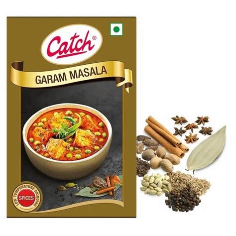 Yellow Color Coated 100g Catch Garam Masala Packaging Size 100 Gm At