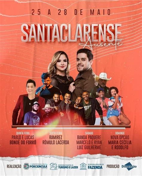 Carangola Not Ciasconfira A Programa O Da Festa Do Santaclarense