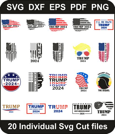 Trump Svg Pack Svg Trump Keep America Great Png Pack Donald